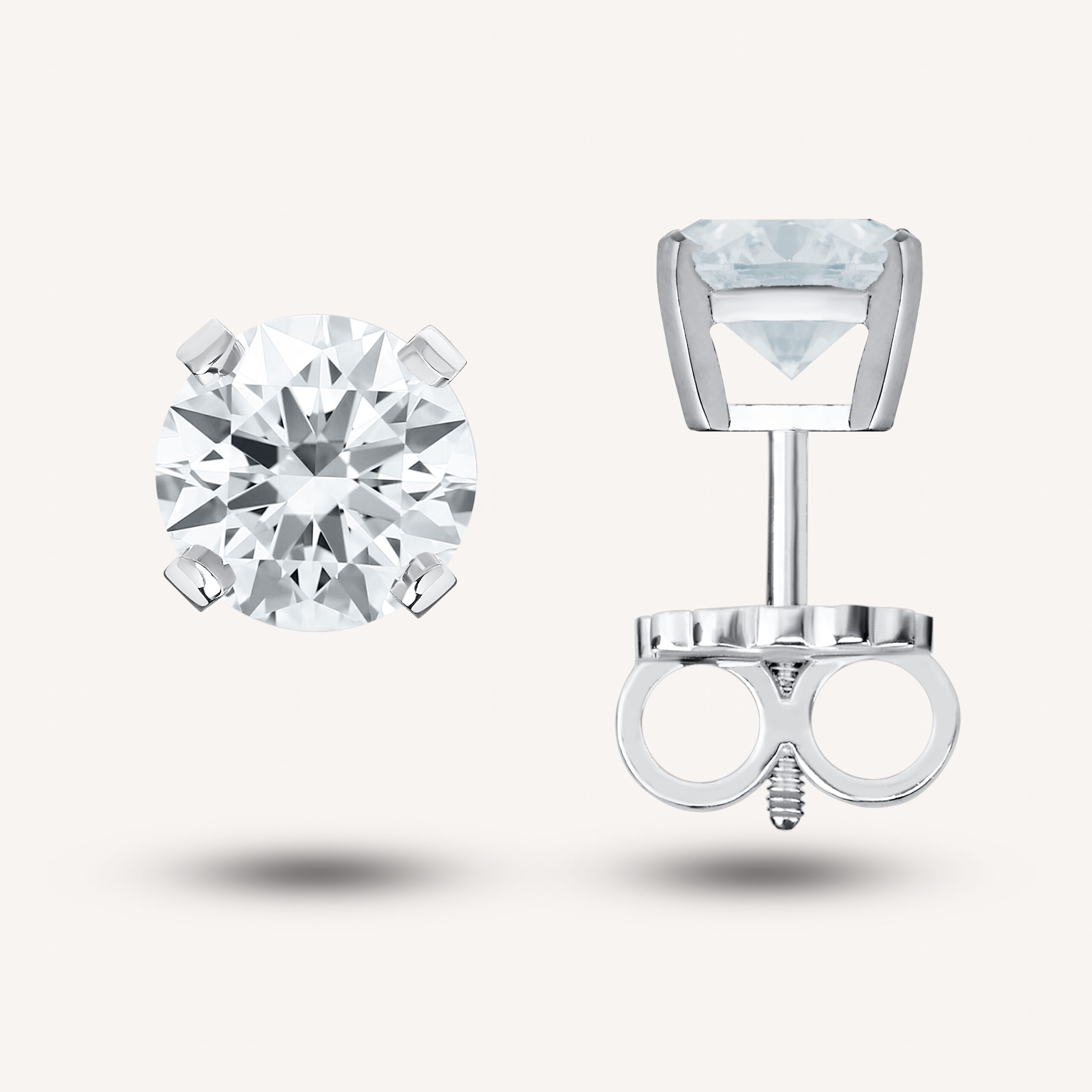 Сережки по 1ct