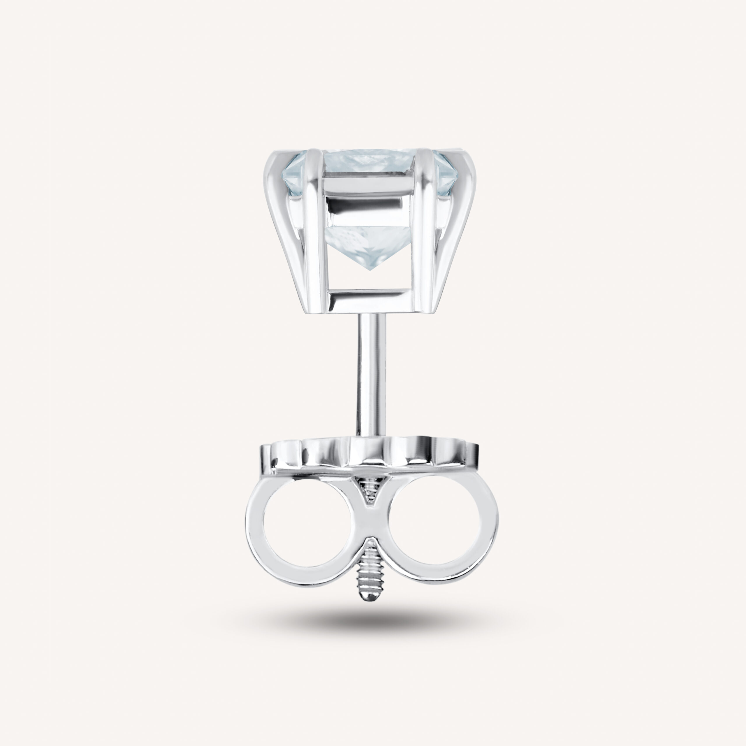 Princess Diamond Stud Earring