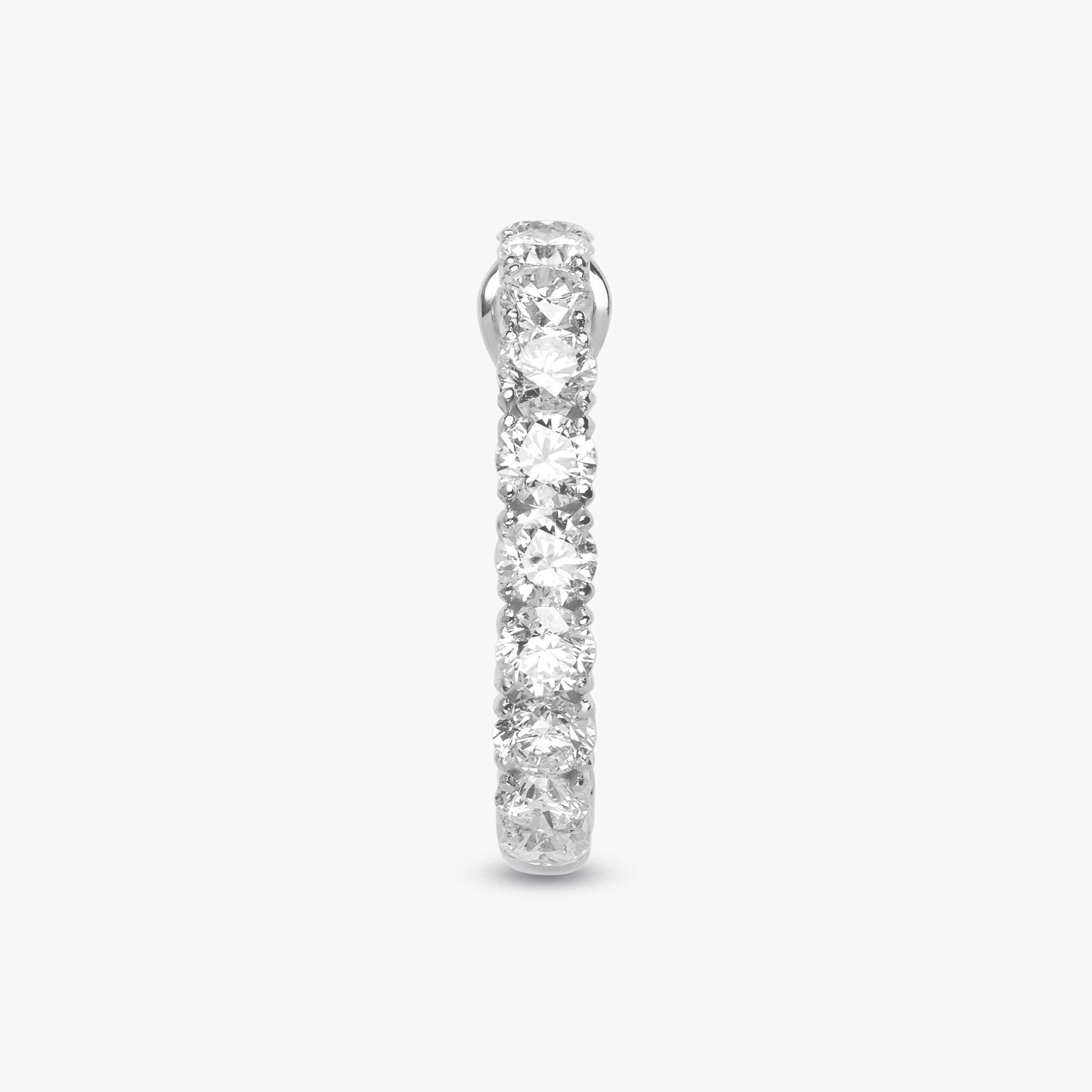 Diamond Hoop Earrings 8.09ct