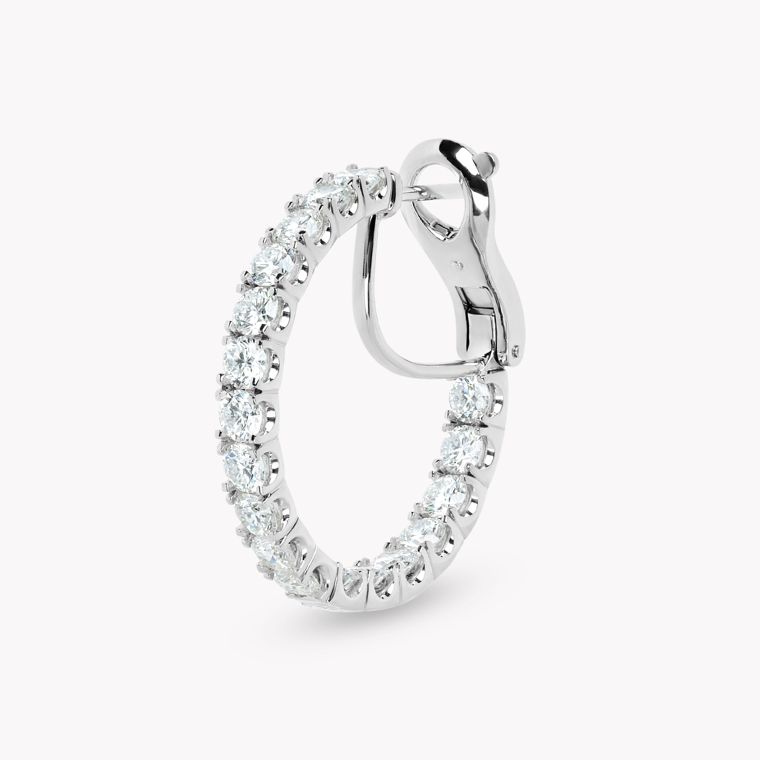 Diamond Hoop Earrings 3.60ct