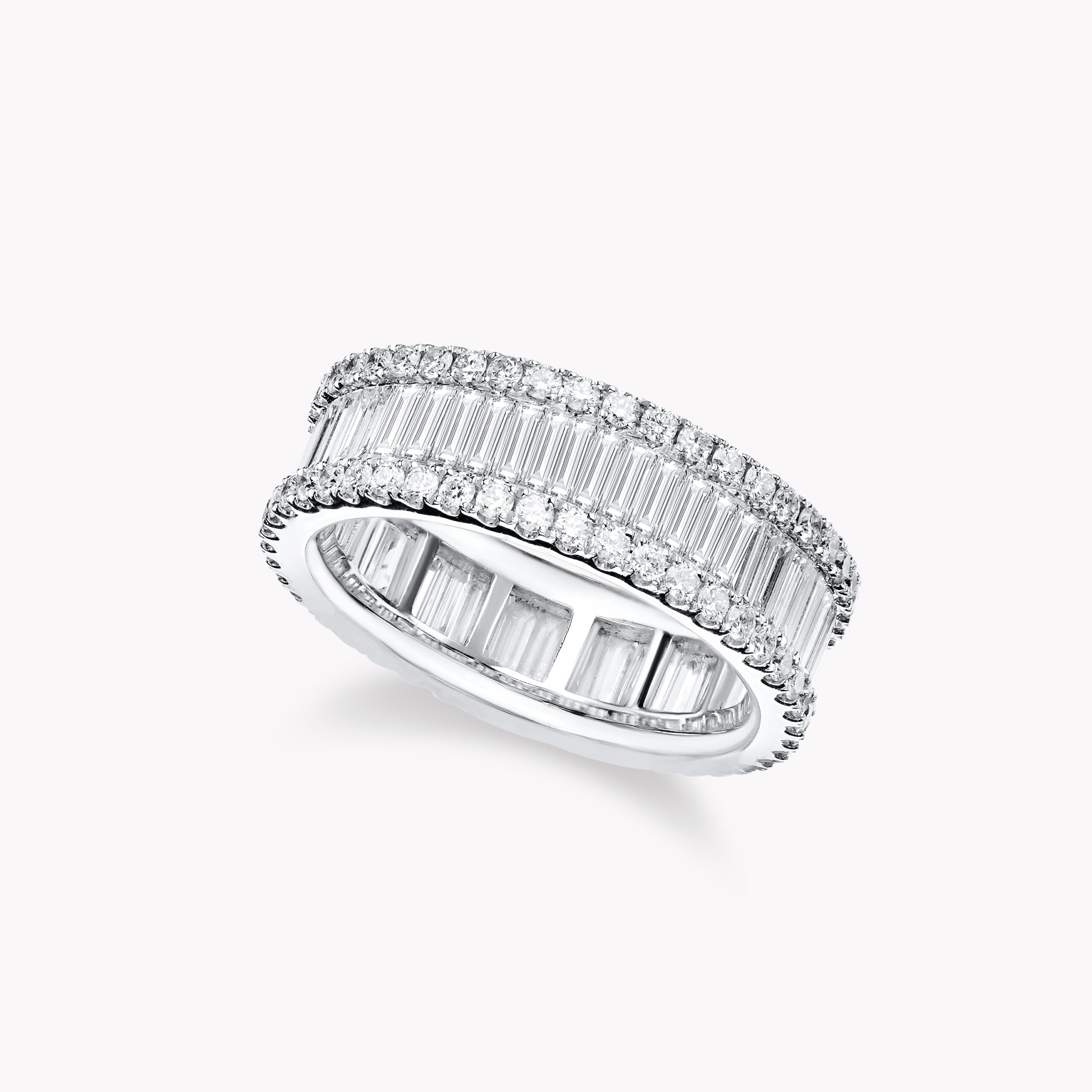 Baguette-Cut Diamond Eternity Ring 2.62ct