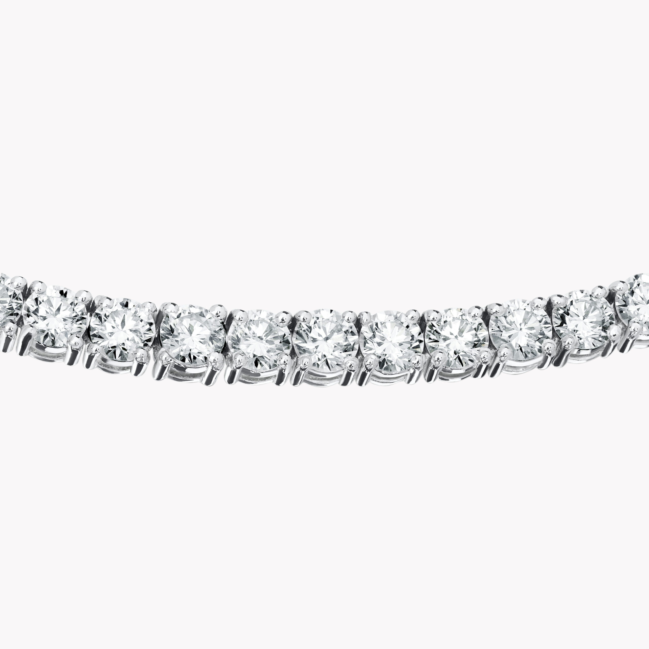 Round-Cut Diamond Tennis Necklace 11.66ct